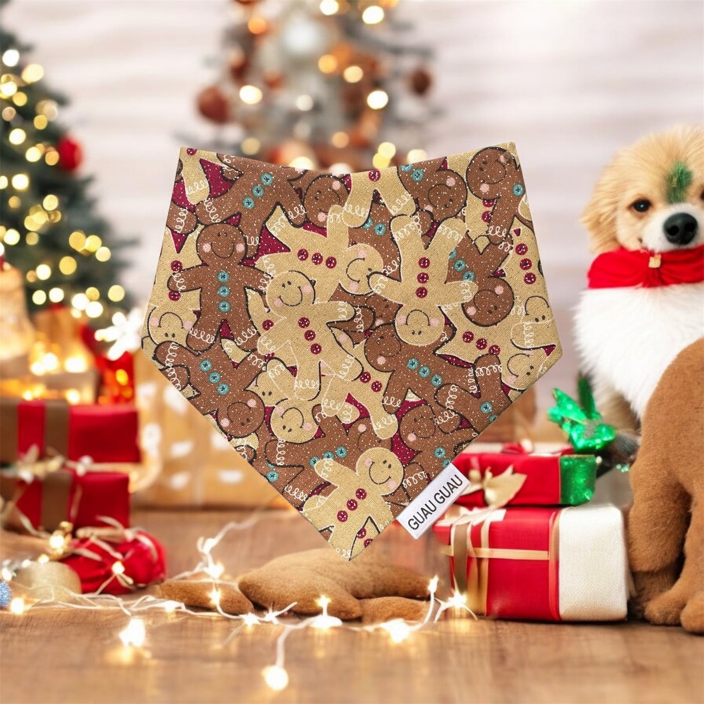 Christmas Reverse Dog Bandana