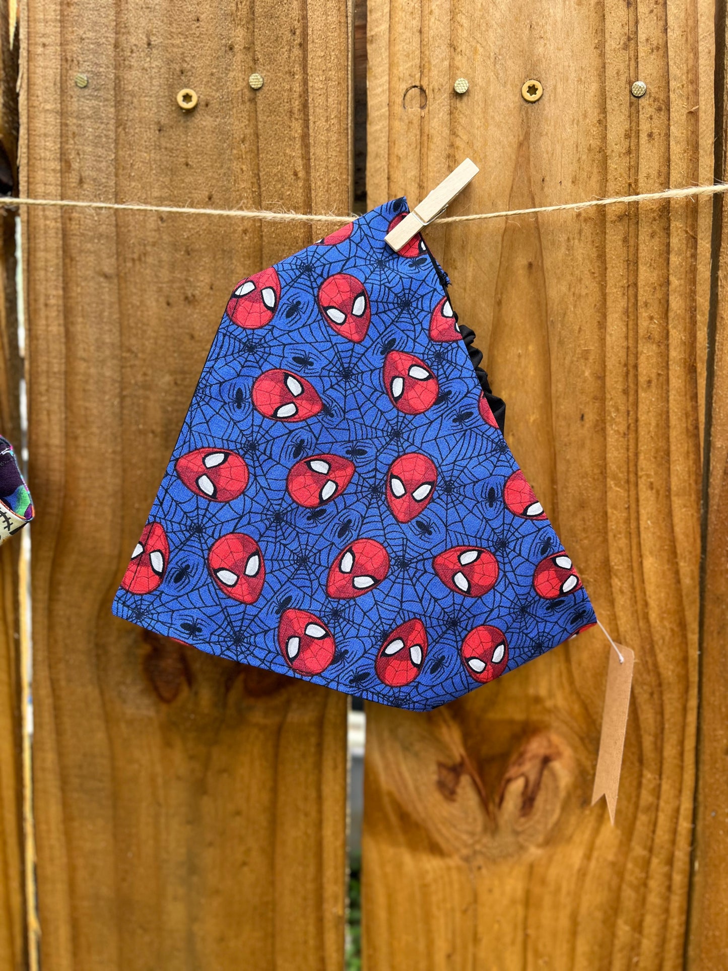 Spider Man Halloween  Reverse Dog Bandana