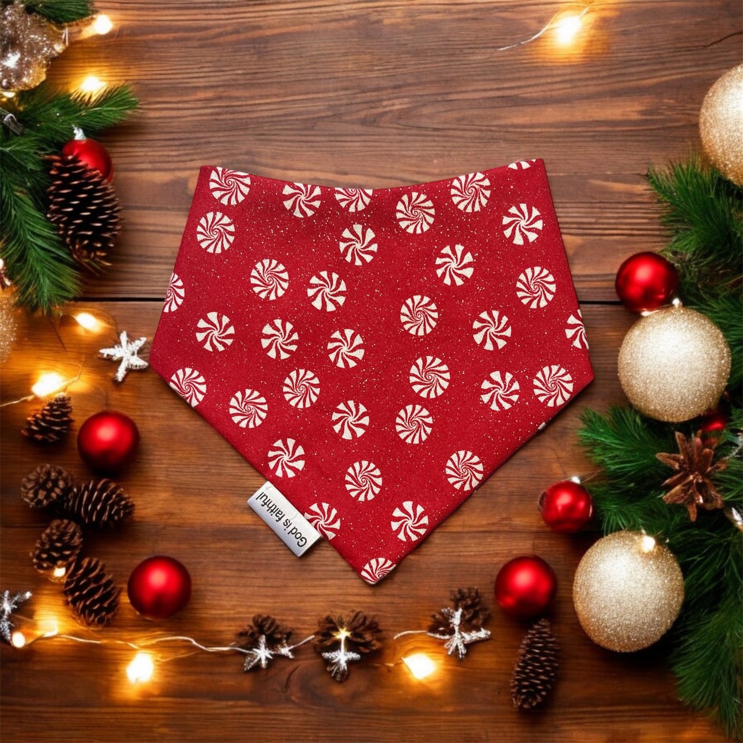 Christmas Reverse Dog Bandana