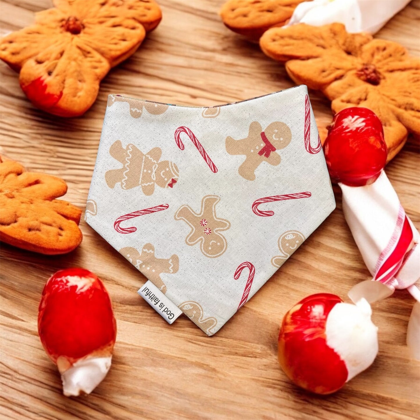 Christmas Reverse Dog Bandana