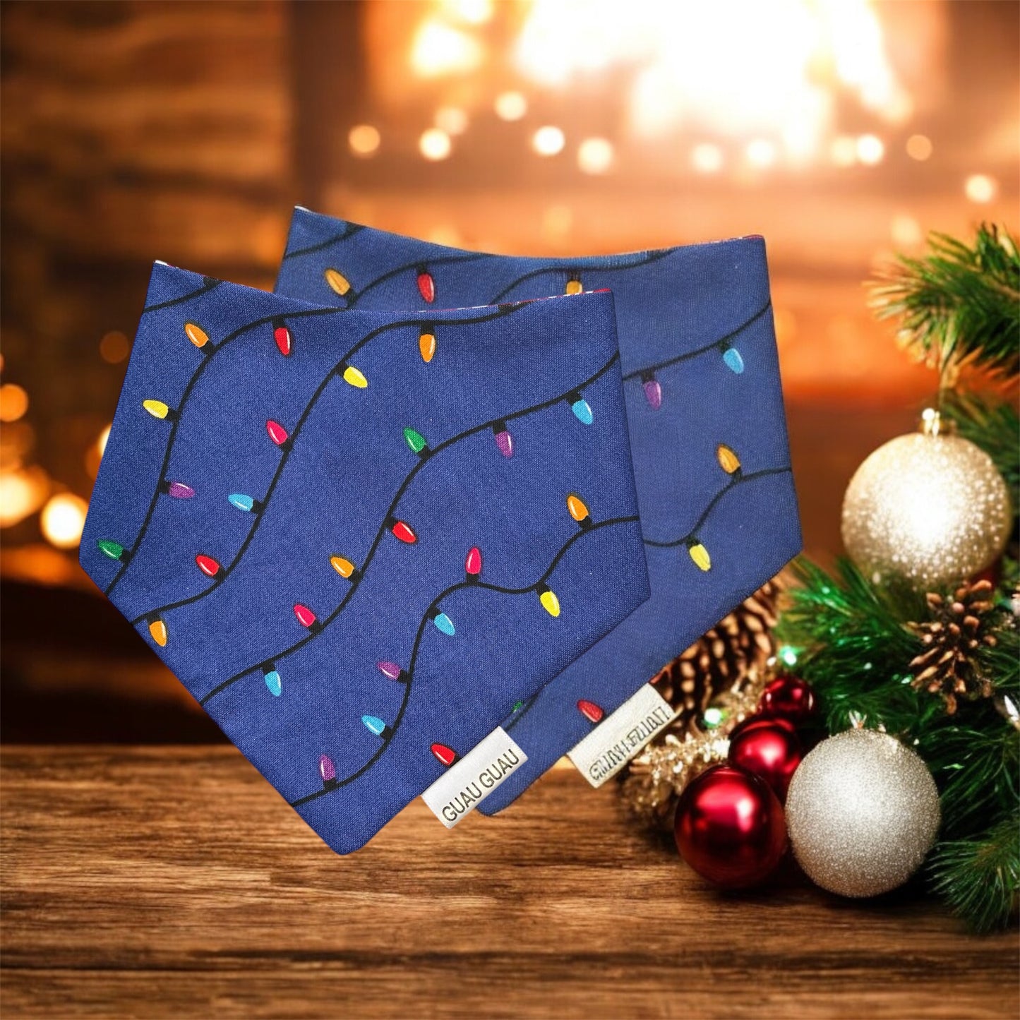 Christmas Reverse Dog Bandana