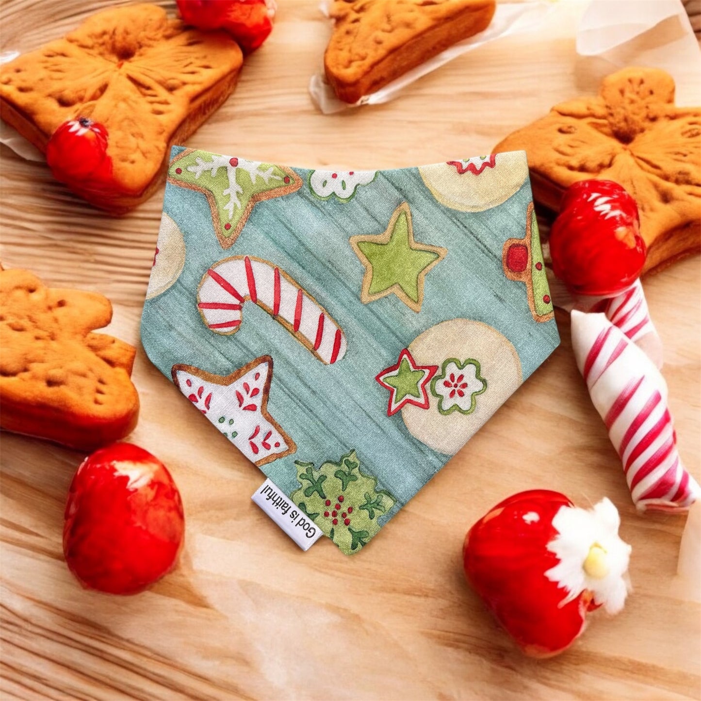 Christmas Reverse Dog Bandana