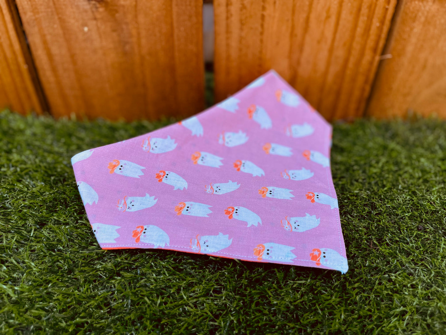 Girl Halloween  Reverse Dog Bandana