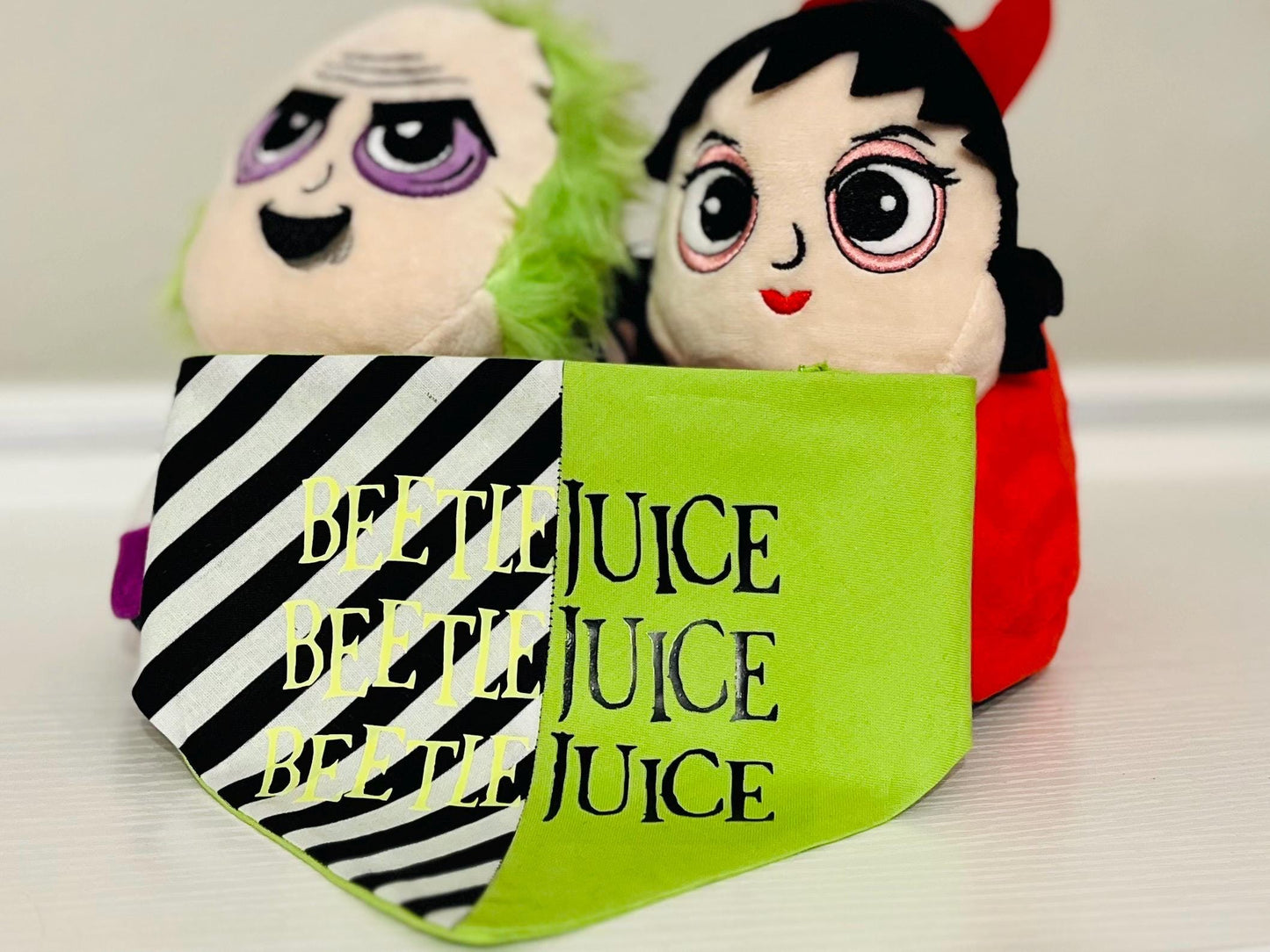 Beetlejucie Halloween Reversible Bandana